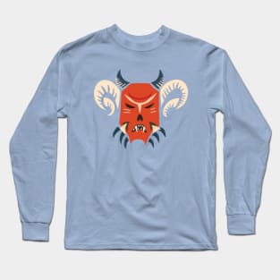 Kuker Evil Demon Mask Long Sleeve T-Shirt